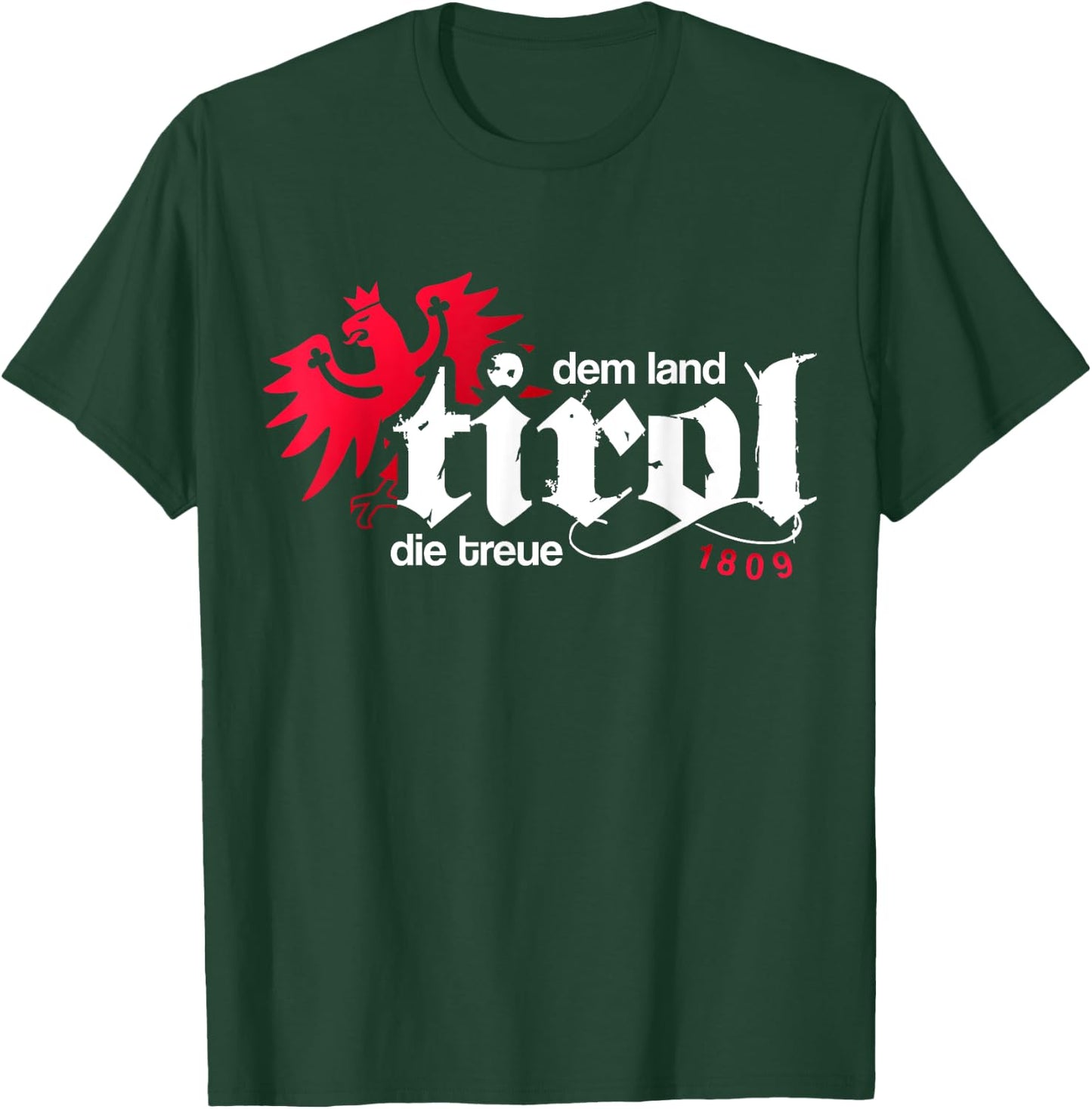 Dem Land Tirol die Treue Eagle Men Women Kids Tyrol T-Shirt - T-Shirt | Forest