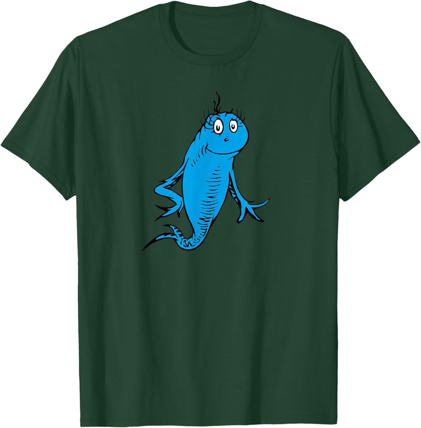 Dr. Seuss Blue Fish T-Shirt - T-Shirt | Forest