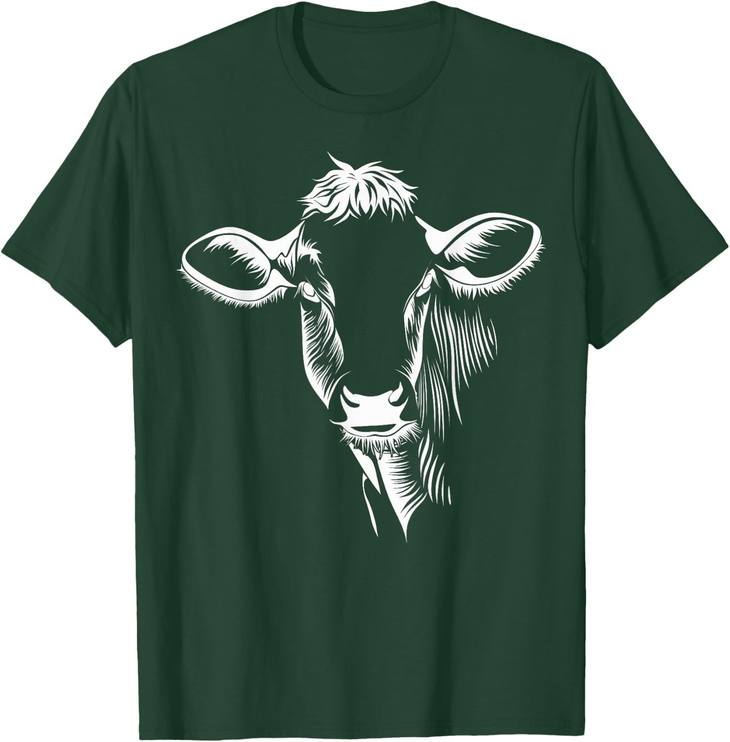 Cute White Jersey Cow T-Shirt - T-Shirt | Forest