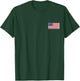 US American Flag Cool Patriotic USA Flags Men Women T-Shirt - T-Shirt | Forest