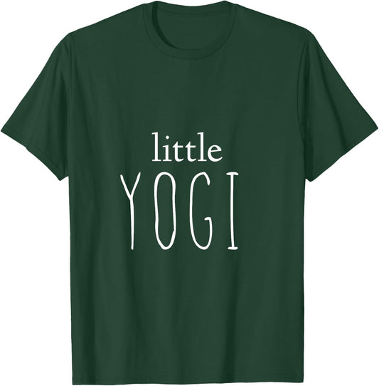 Little Yogi Toddler Child Kid Yoga T-Shirt - T-Shirt | Forest