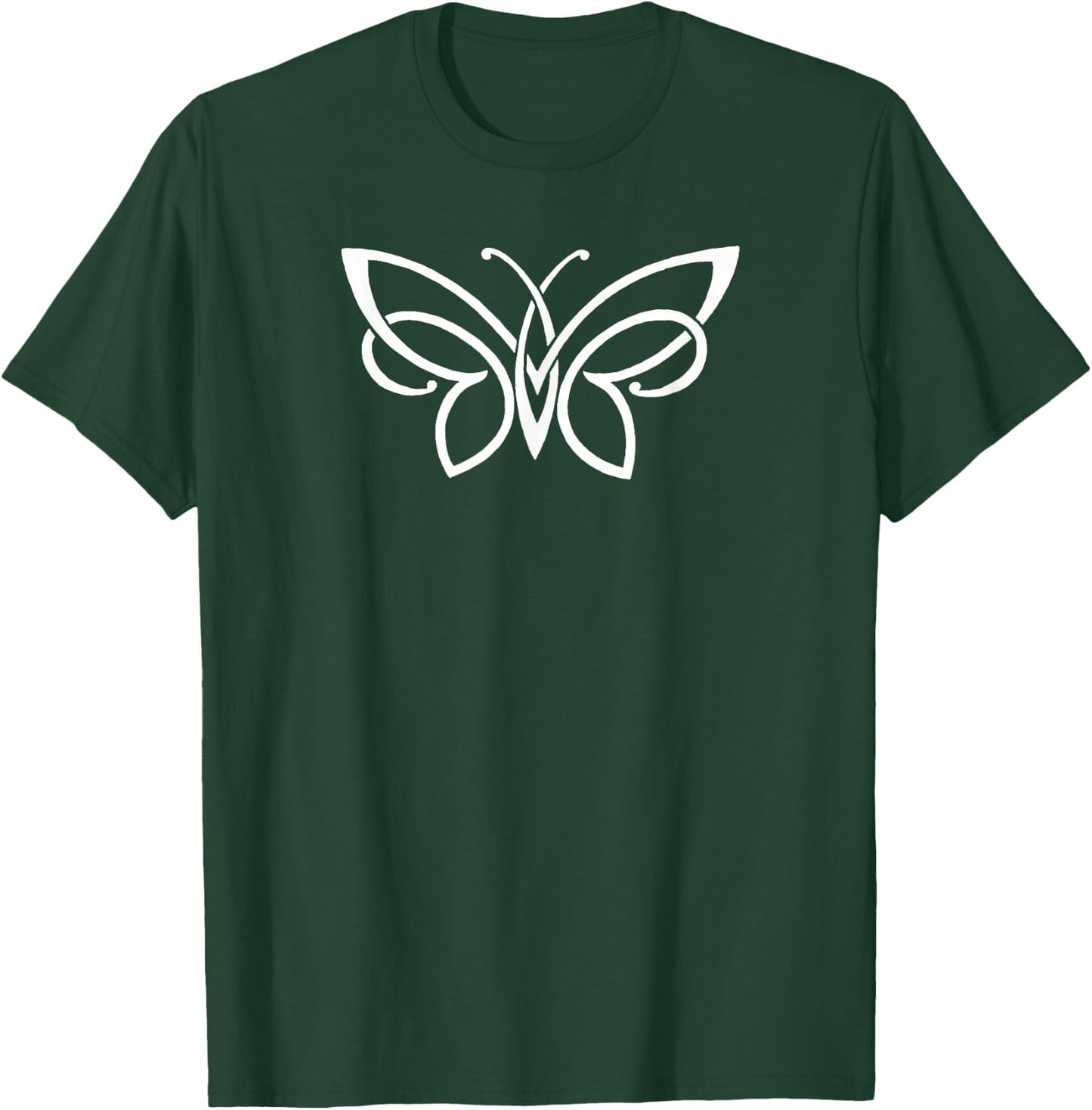 Butterfly Celtic Winged Symbol Shirt T-Shirt - T-Shirt | Forest