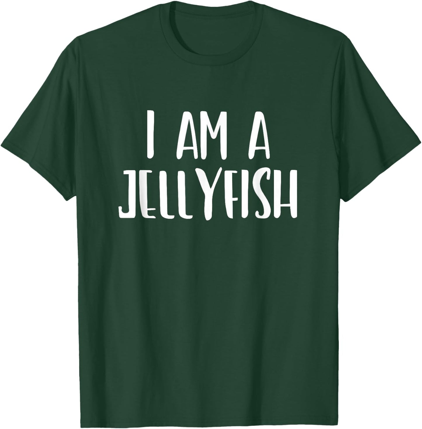 I Am A Jellyfish Halloween I'm Simple Costume Jelly-Fish T-Shirt - T-Shirt | Forest