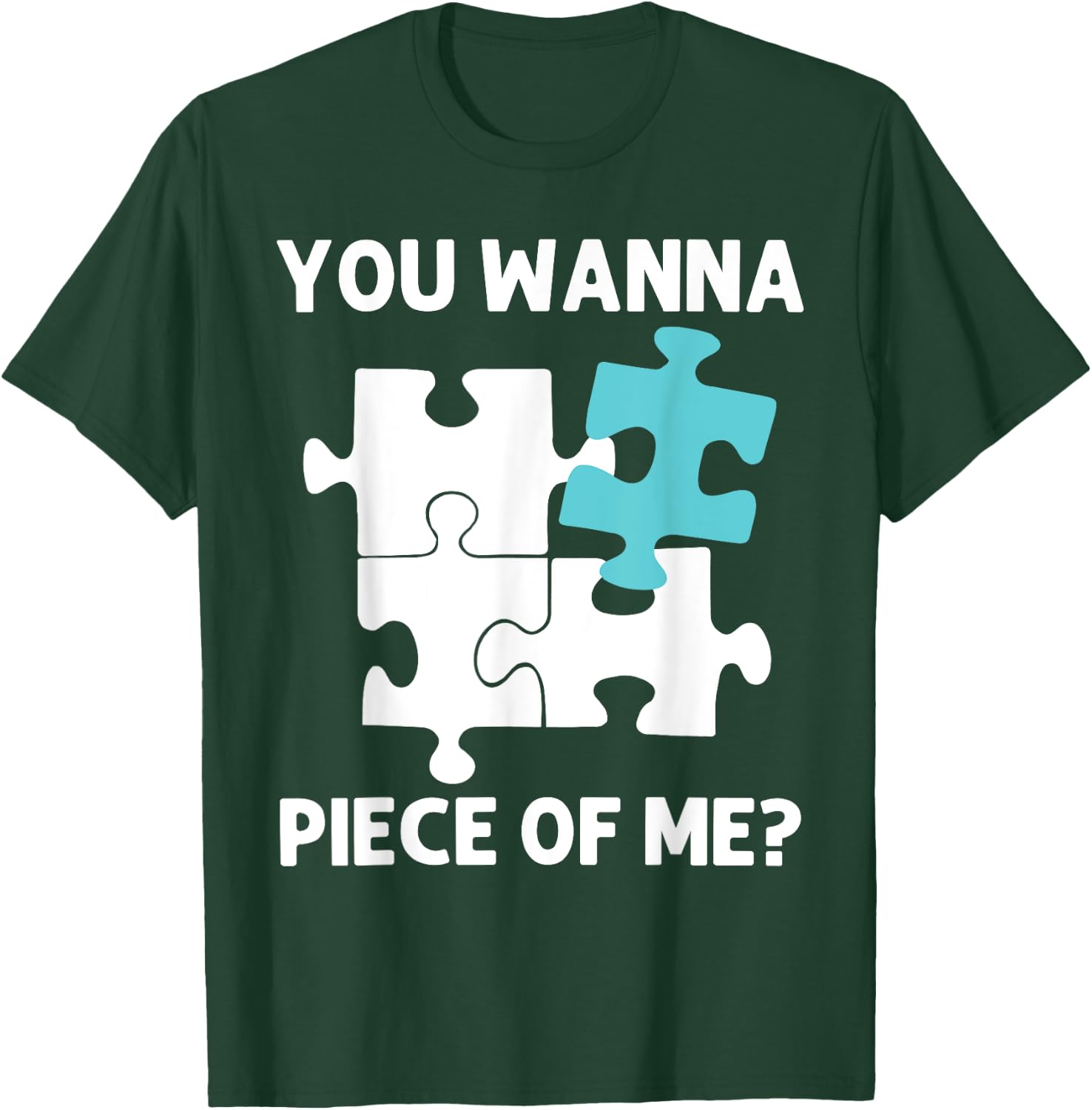 Funny Jigsaw Puzzle Design Women Adults Puzzle Lover T-Shirt - T-Shirt | Forest