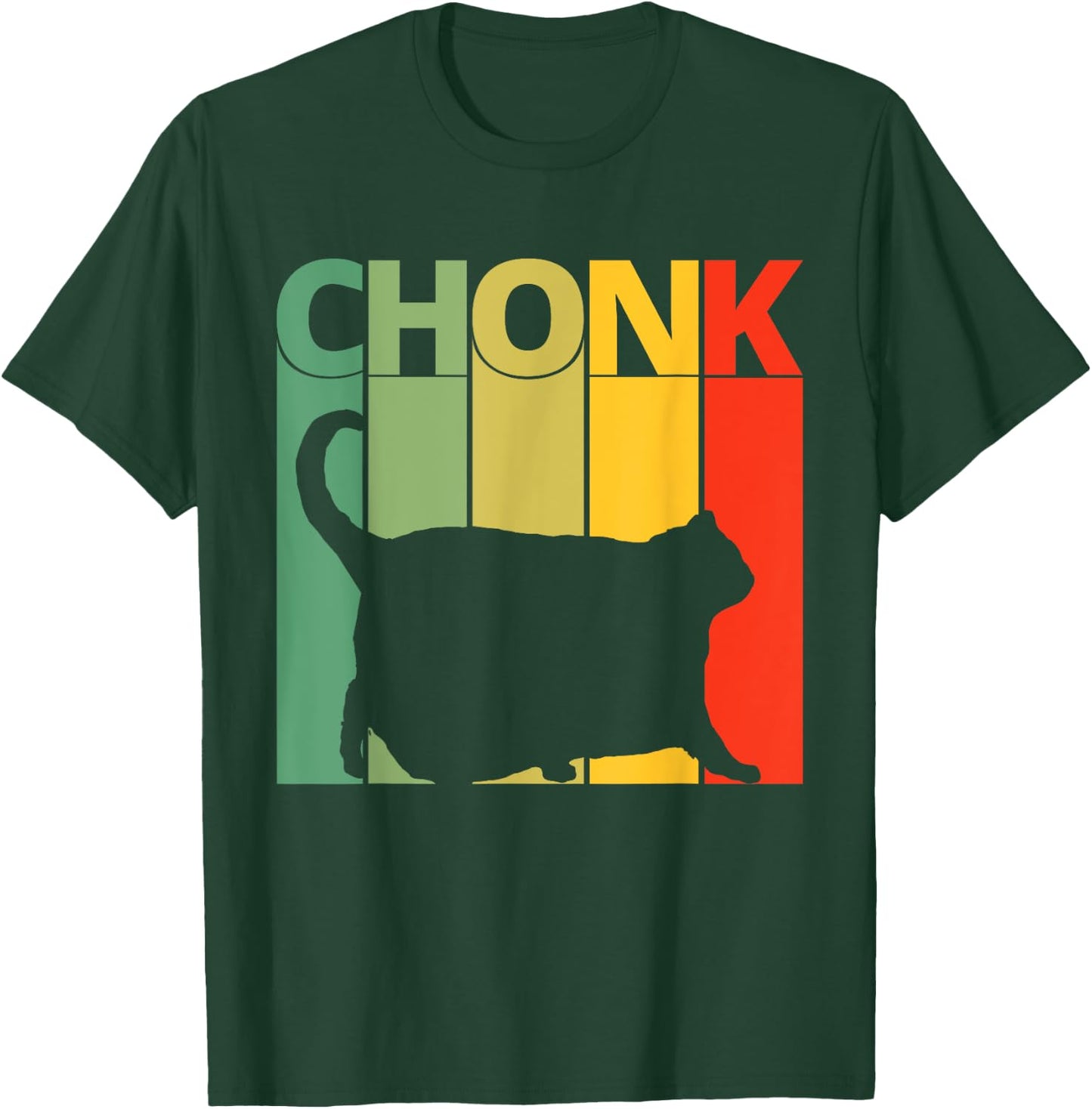 Chonk Cat Meme Shirt | Funny Chonk Big Chungus Shirt Men Women Girls Kids T-Shirt - T-Shirt | Forest