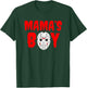 Mama's Boy Funny Hockey Mask Halloween T-Shirt - T-Shirt | Forest