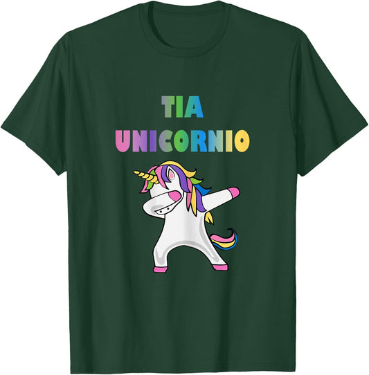 Playeras de Unicornio para Familia - Tia Unicornio T-Shirt - T-Shirt | Forest