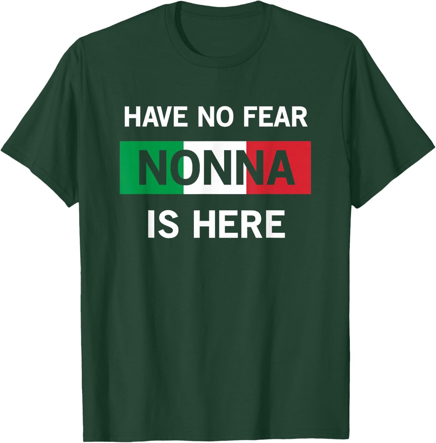 Nonna Italian Grandmother Gift T-Shirt - T-Shirt | Forest