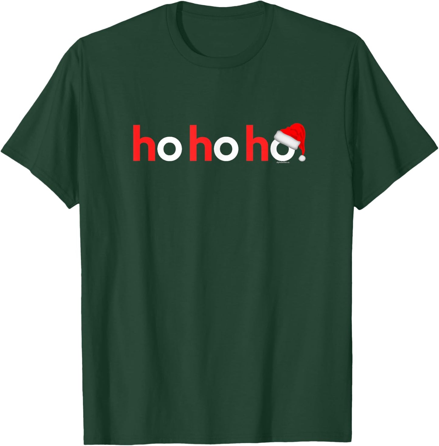 Christmas Shirts Women Kids Xmas Shirt Idea Ho Ho Ho T-Shirt - T-Shirt | Forest