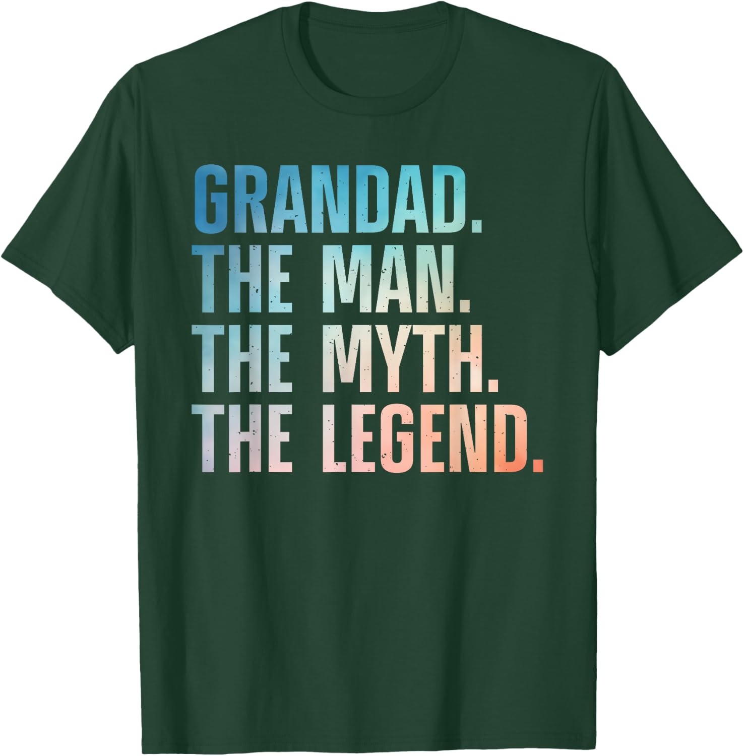 Grandad Art For Grandpa Grandfather From Grandkids Grandad T-Shirt - T-Shirt | Forest