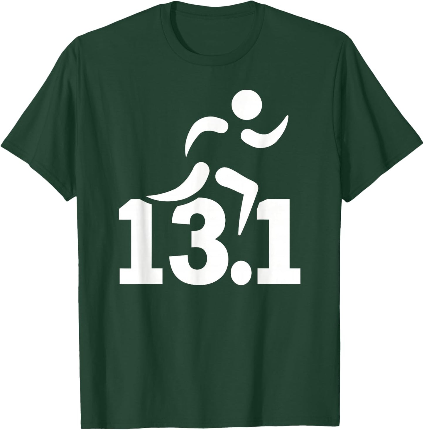 13.1 Miles Half Marathon T-Shirt - T-Shirt | Forest