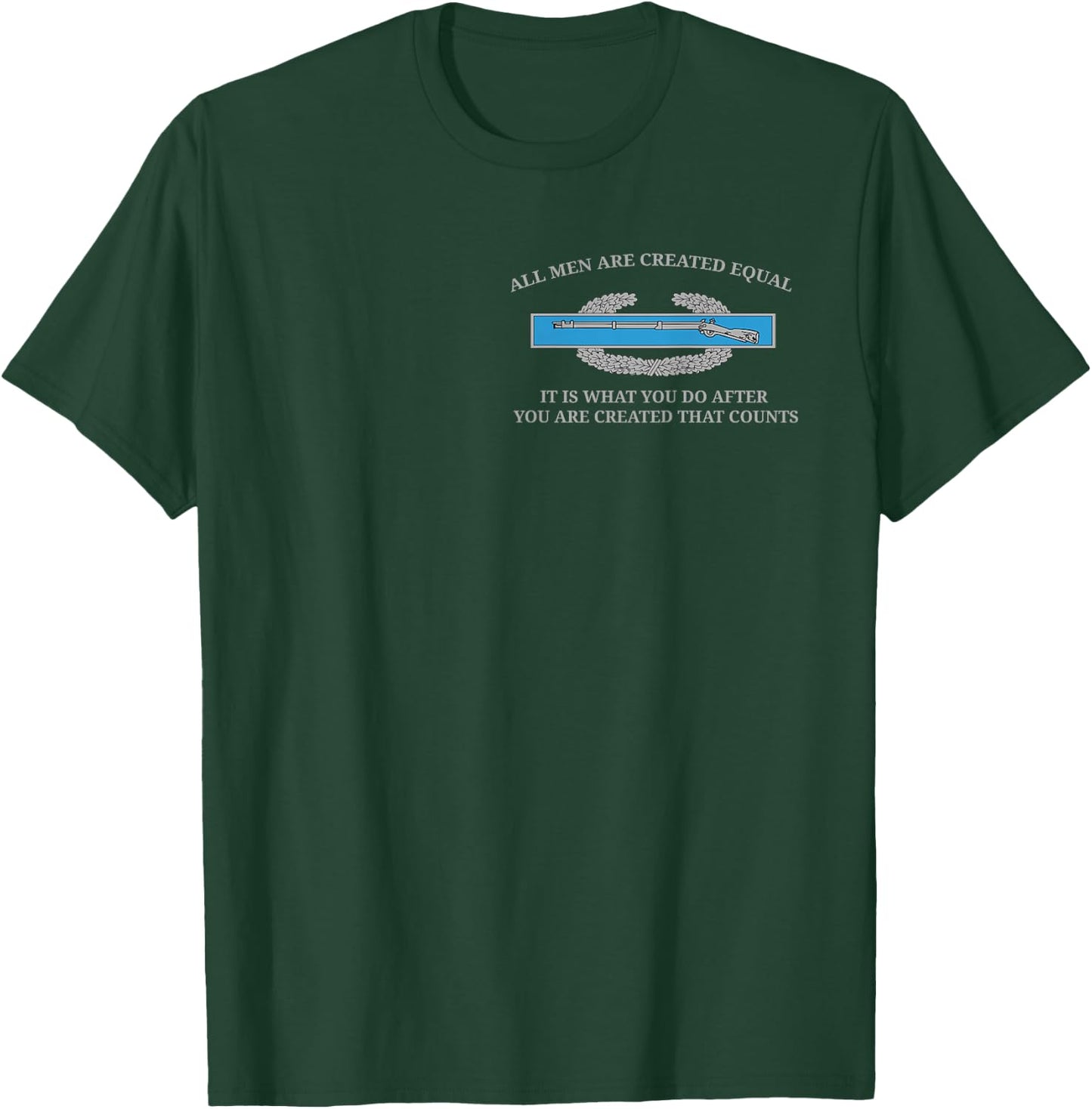 Combat Infantryman Badge (CIB) Shirt T-Shirt - T-Shirt | Forest