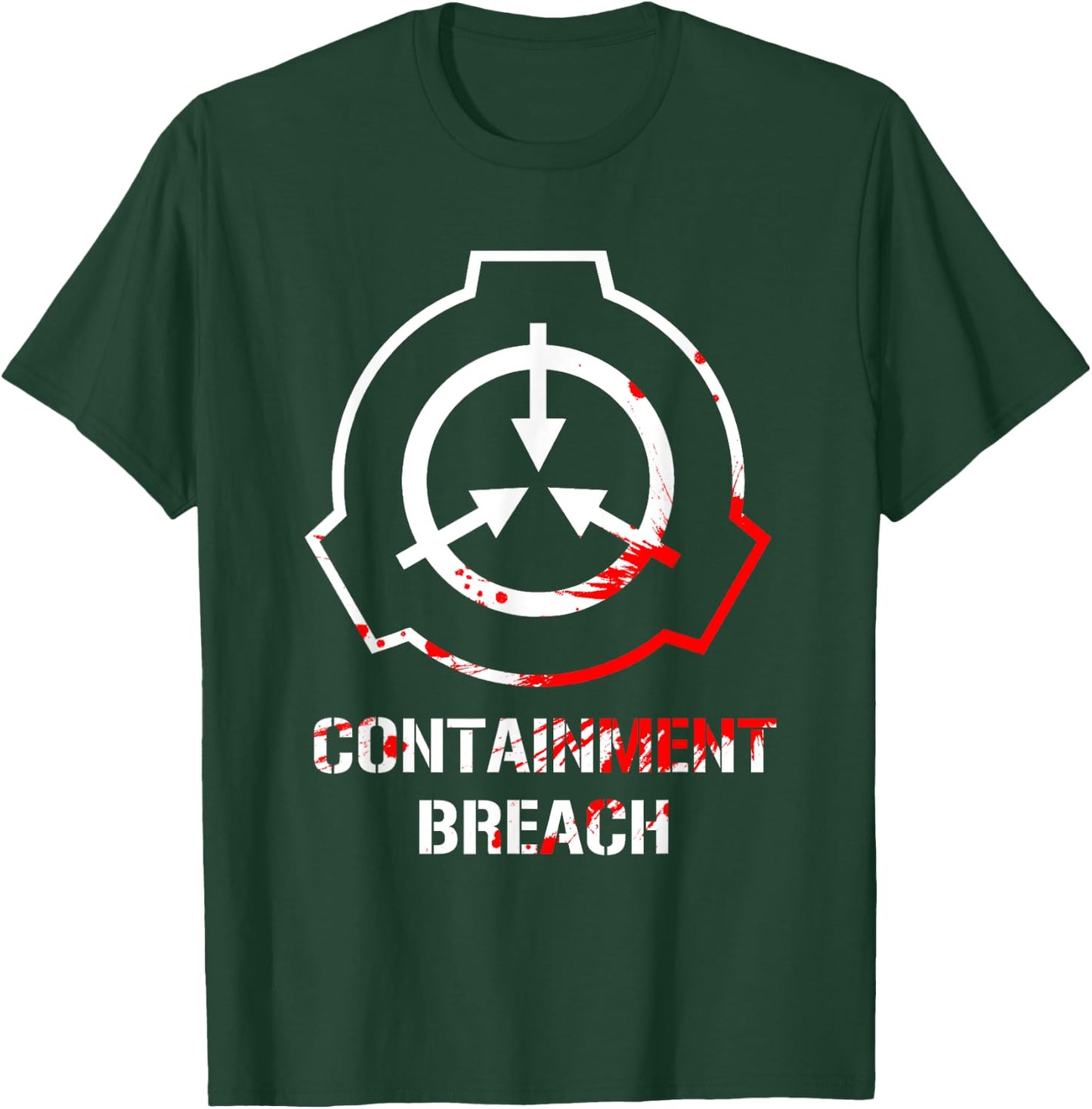 SCP Containment Bloody Logo Shirt T-Shirt - T-Shirt | Forest