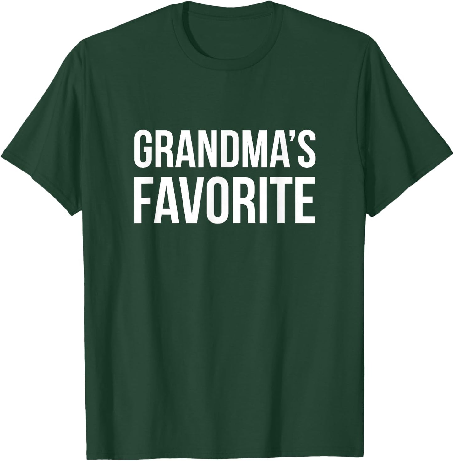 Grandma's Favorite Shirt Funny Grandparent Grandchild Gift T-Shirt - T-Shirt | Forest