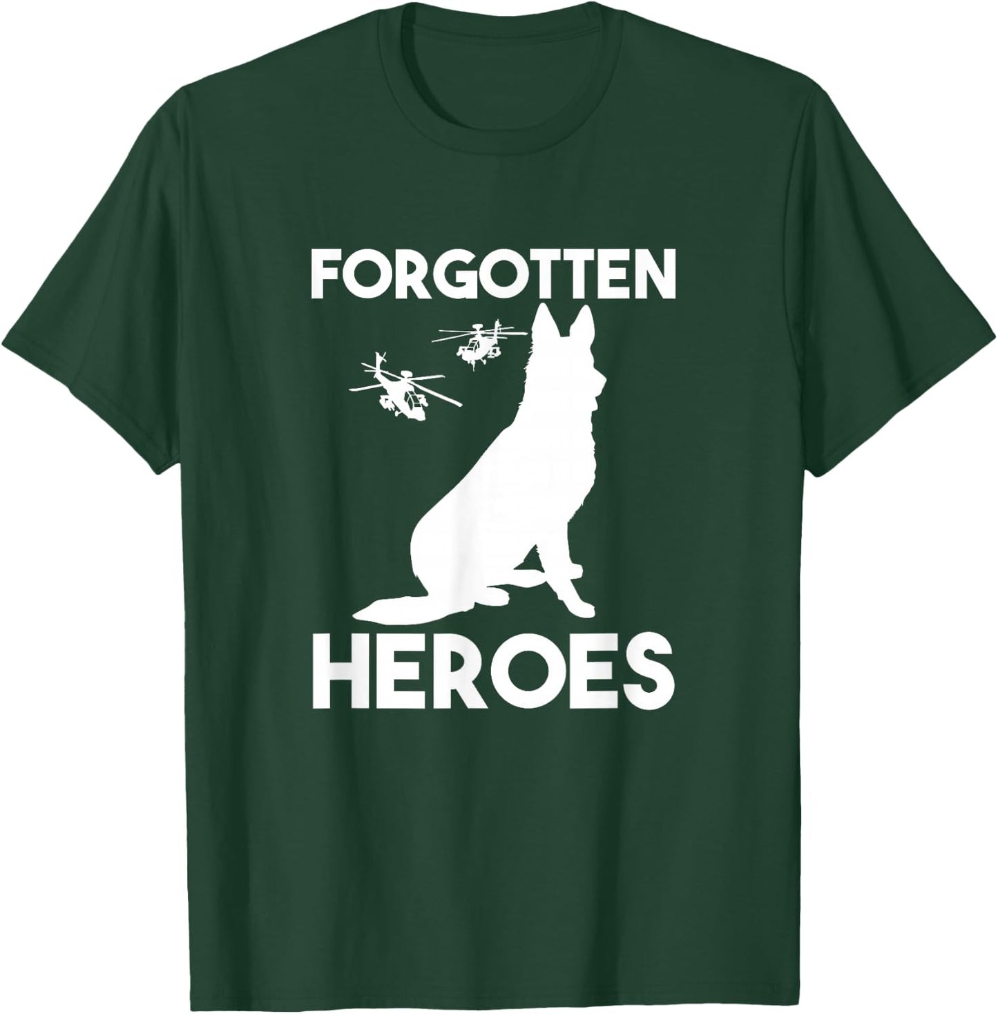 Veteran heroes American Dogs of wars forgotten heroes T-Shirt - T-Shirt | Forest