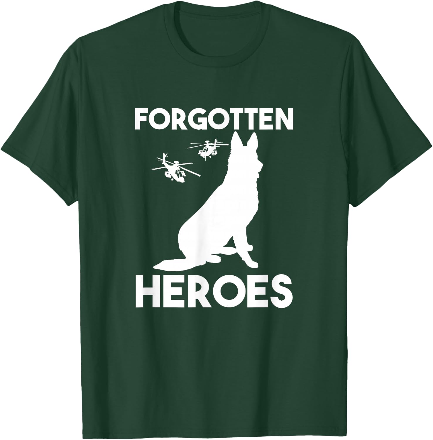 Veteran heroes American Dogs of wars forgotten heroes T-Shirt - T-Shirt | Forest