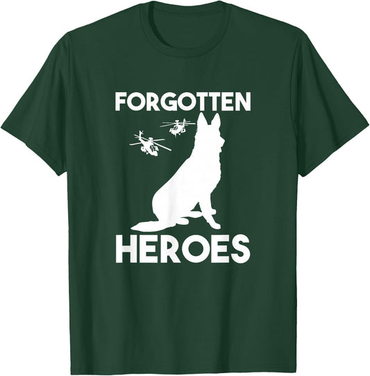 Veteran heroes American Dogs of wars forgotten heroes T-Shirt - T-Shirt | Forest