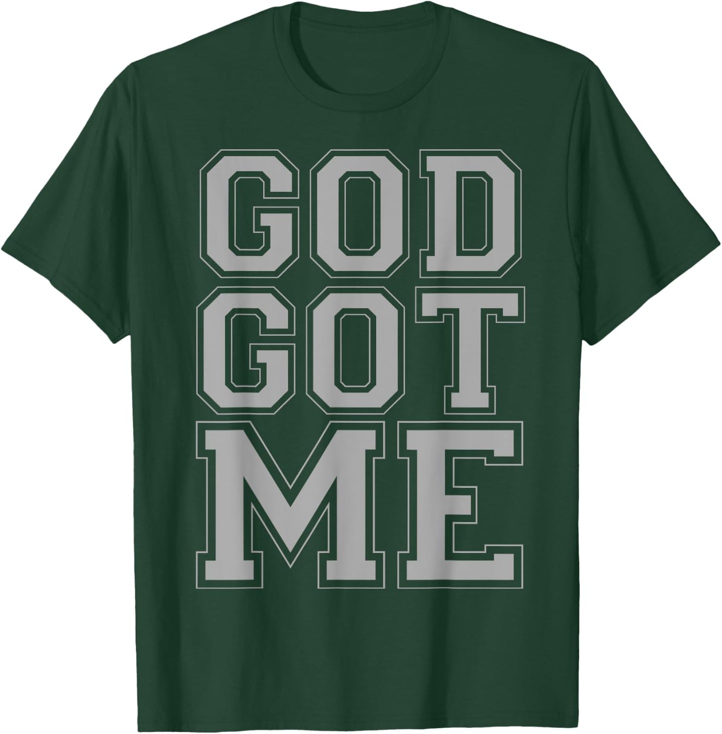 Christian T Shirts God Got Me (grey) T-Shirt - T-Shirt | Forest