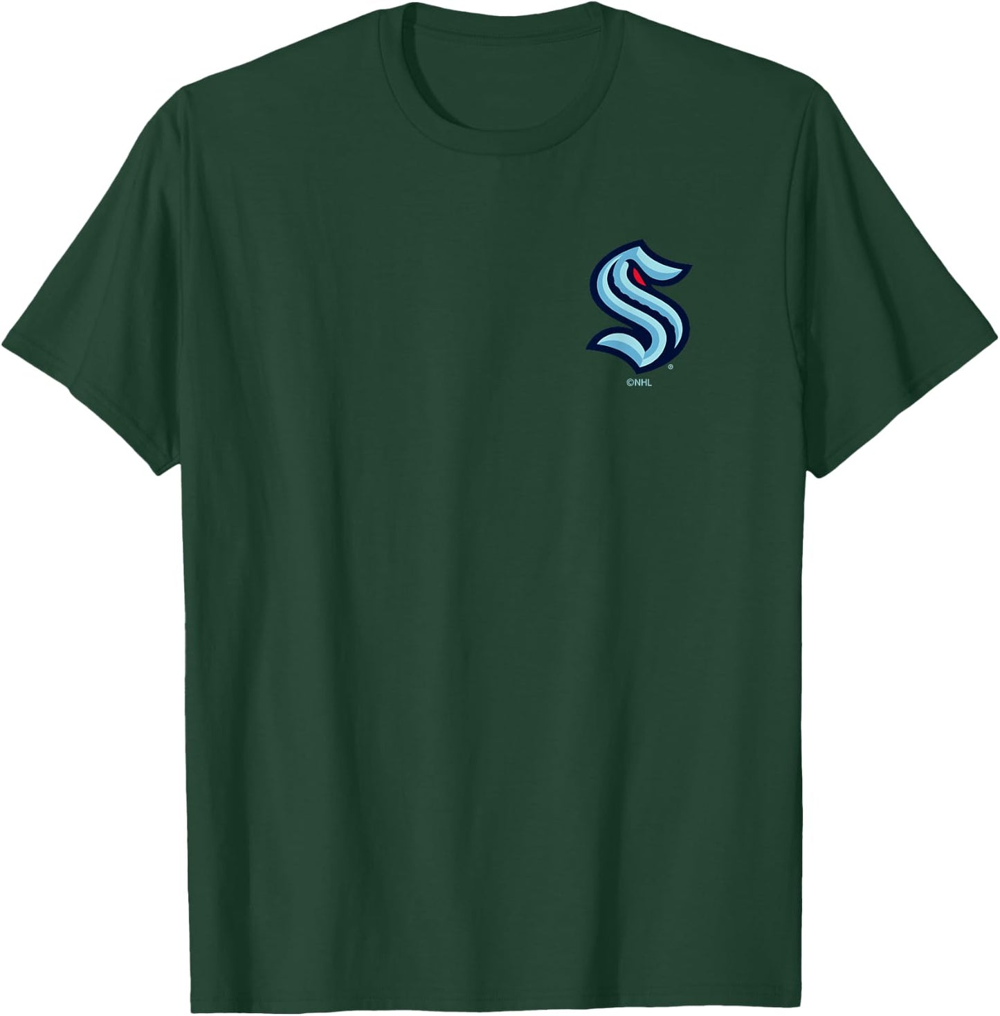 Seattle Kraken Support Black Officially Licensed T-Shirt - T-Shirt | Forest
