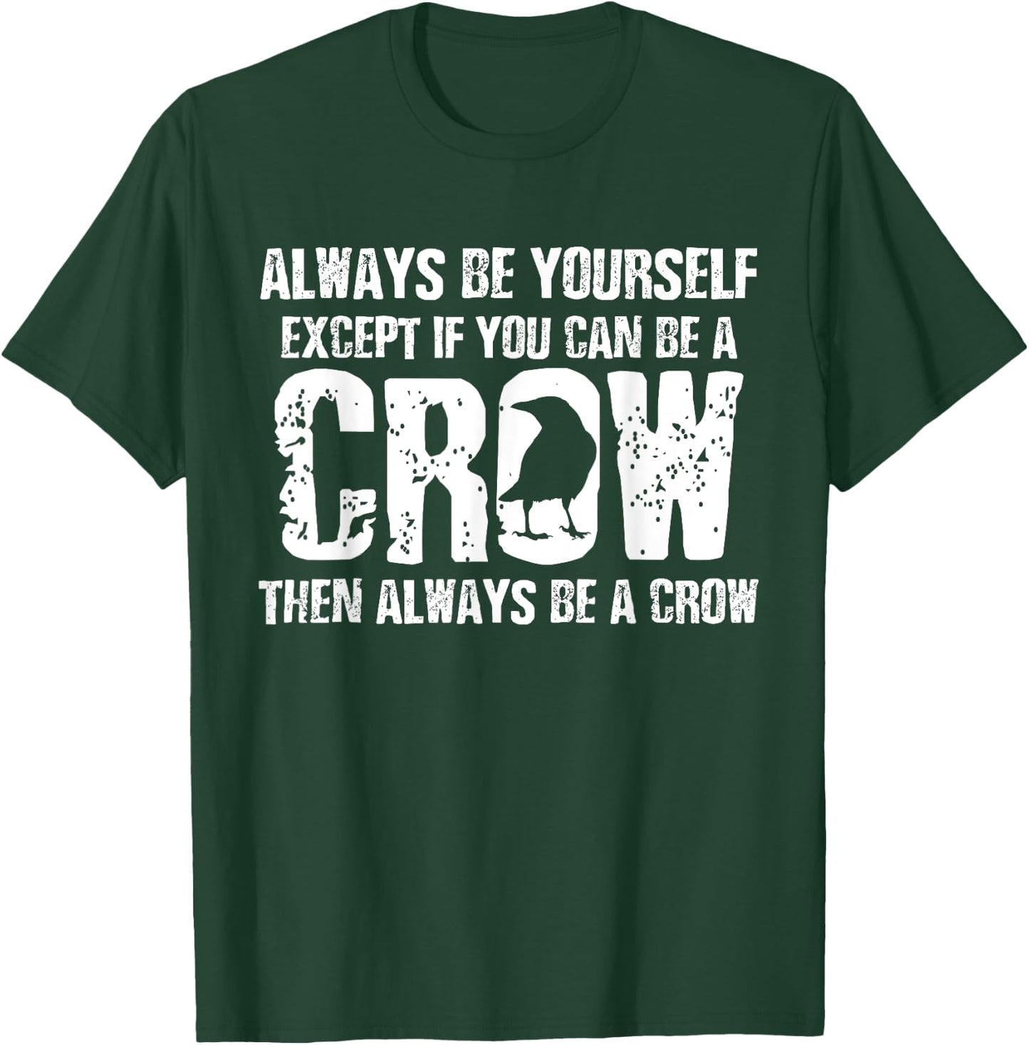Crow Lover Raven Bird Vintage T-Shirt - T-Shirt | Forest