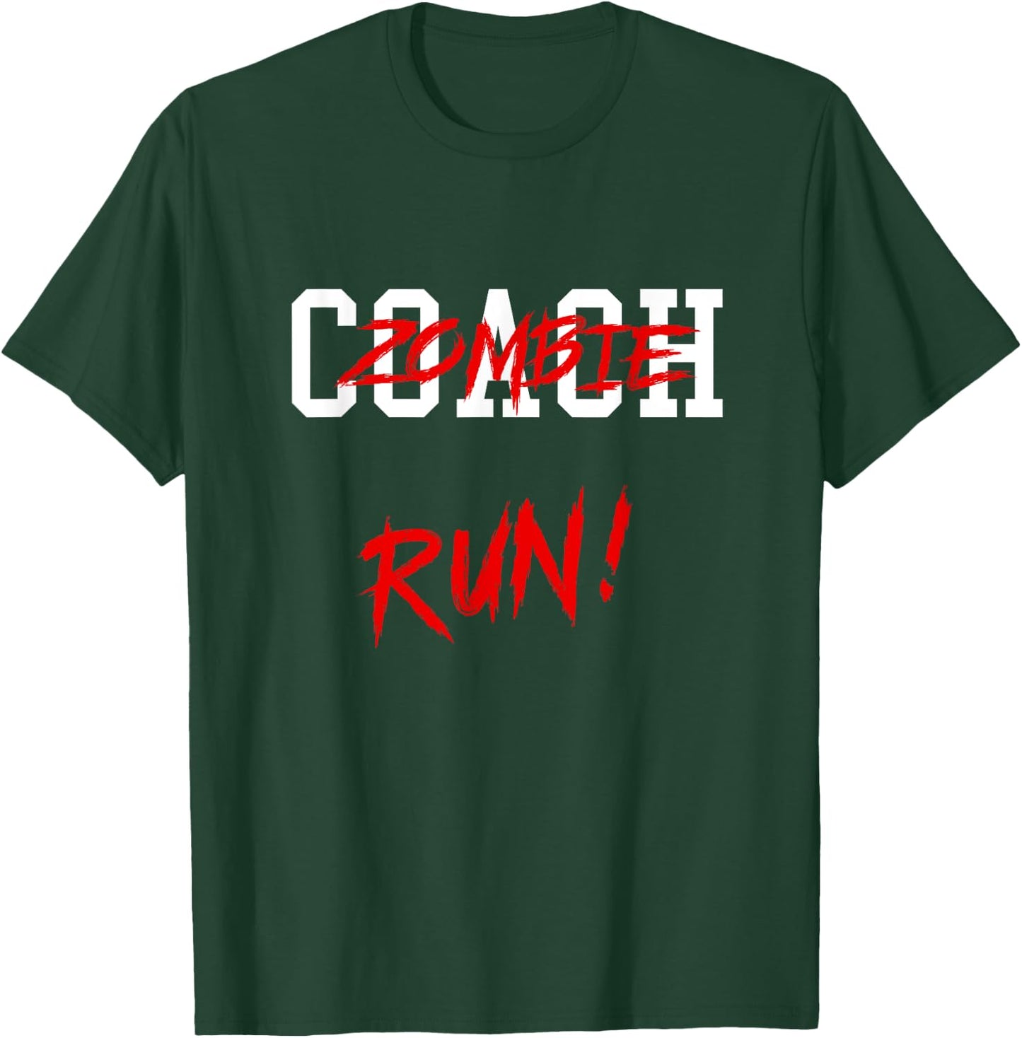 Coach Zombie / Halloween themed coach t shirt T-Shirt - T-Shirt | Forest