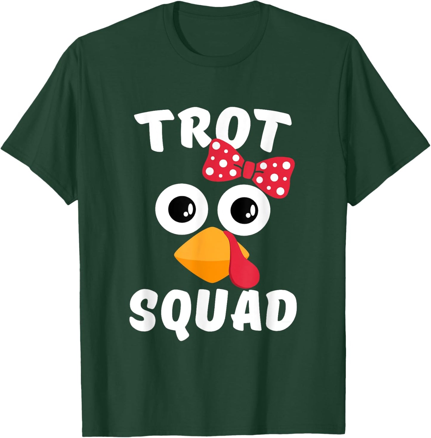 Turkey Trot Thanksgiving Marathon Cute Running Shirt T-Shirt - T-Shirt | Forest