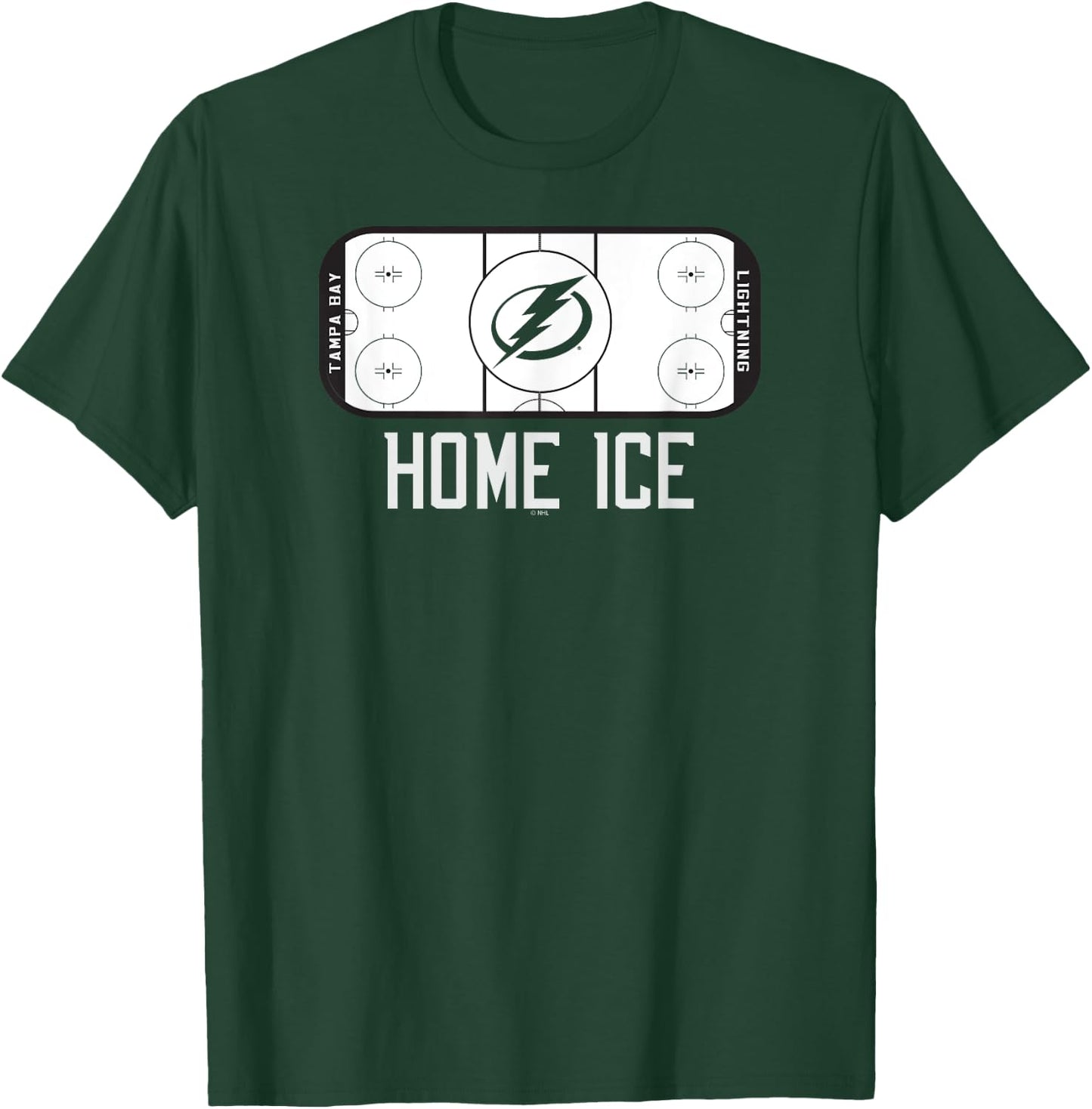Tampa Bay Lightning Home Ice Blue Officially Licensed T-Shirt - T-Shirt | Forest