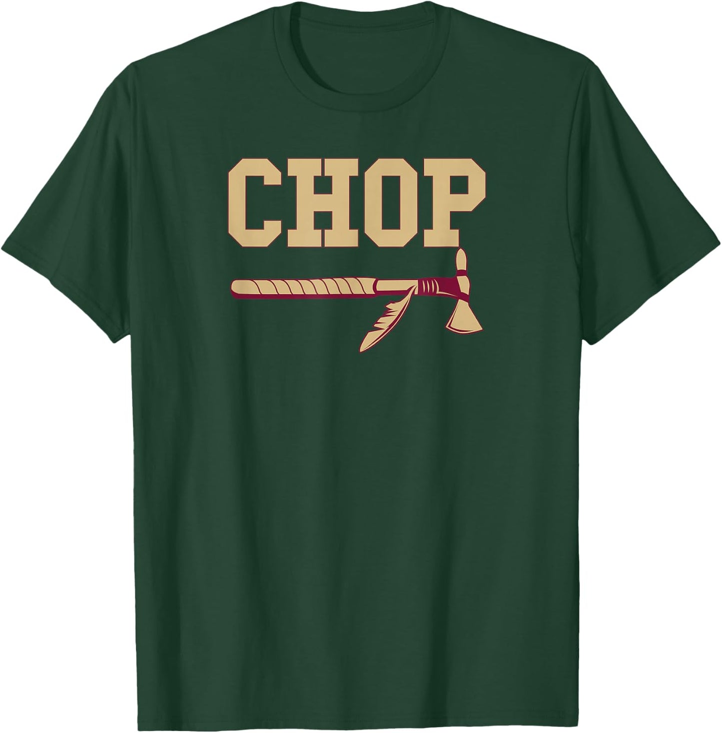 Gold Chop Tomahawk Tallahassee Shirt T-Shirt - T-Shirt | Forest