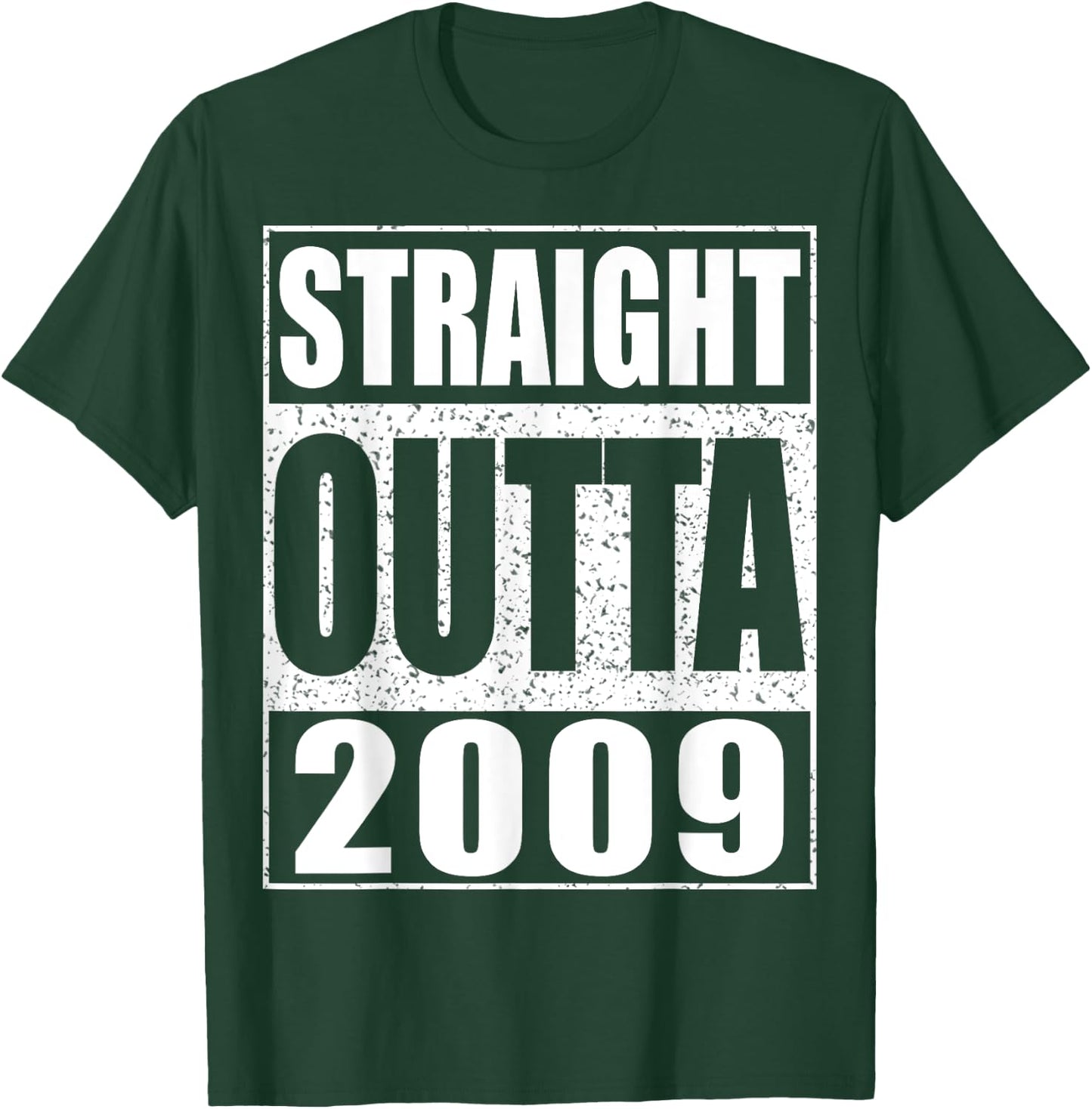 Straight Outta 2009 Shirt Kids Boy Girl 16th Birthday T-Shirt - T-Shirt | Forest