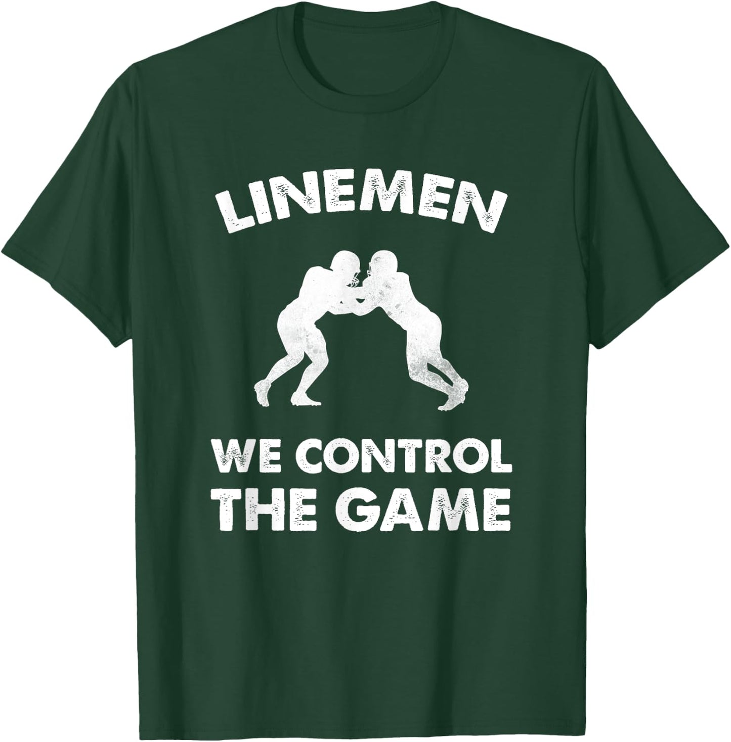 Offensive Defensive Lineman Shirt | Lineman T-Shirt - T-Shirt | Forest