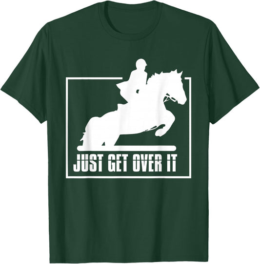 English Riding Hunter Jumper Girl Riding Horse T-Shirt - T-Shirt | Forest