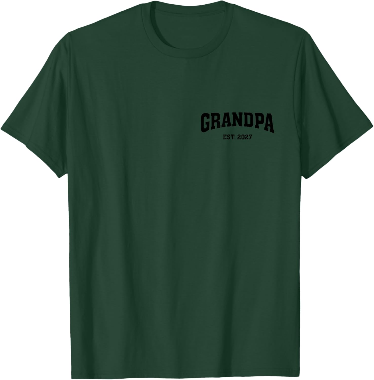 Promoted to Grandpa Est 2027, Grandpa Est 2027 T-Shirt - T-Shirt | Forest