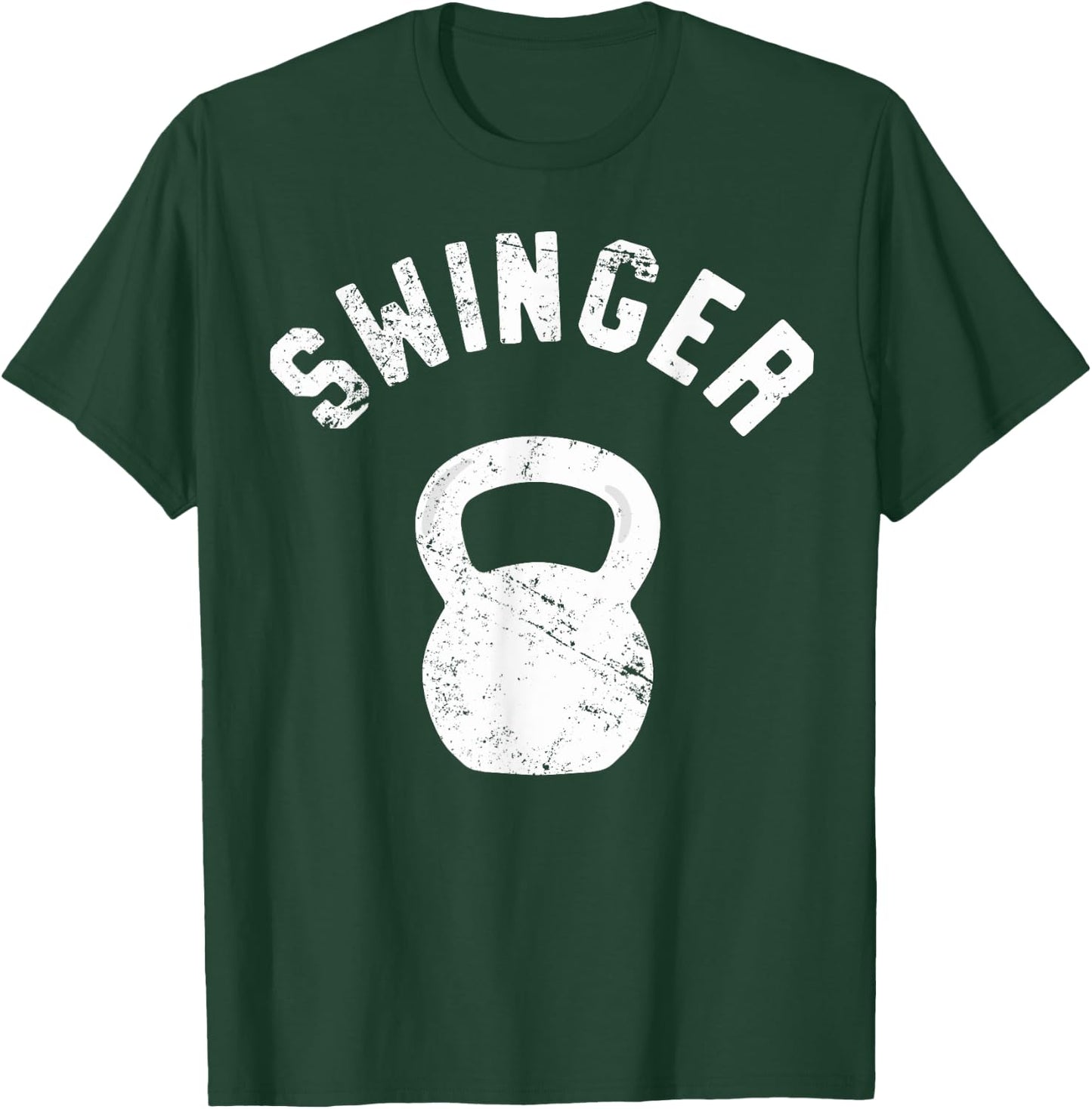 Swinger, Funny Kettlebell Workout Pun T-Shirt - T-Shirt | Forest