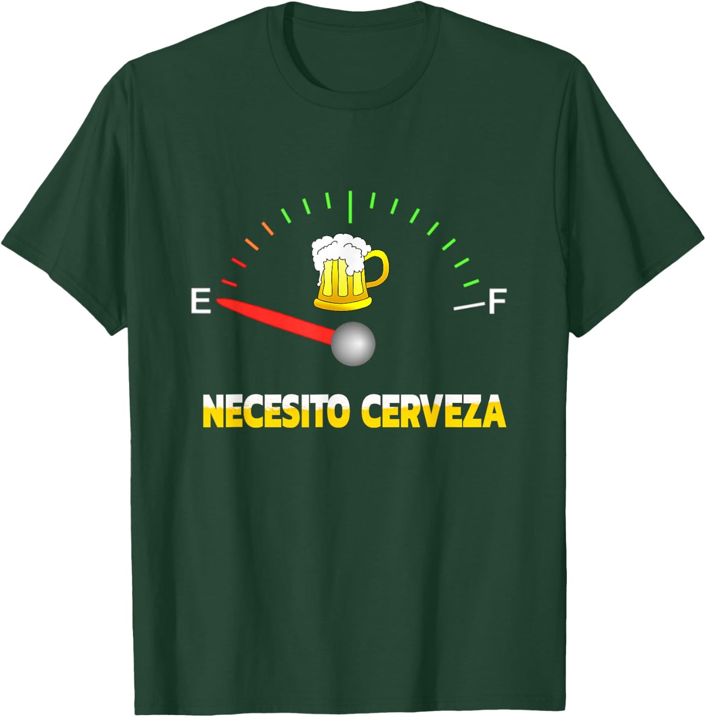 Necesito Cerveza I need beer in Spanish design T-Shirt - T-Shirt | Forest