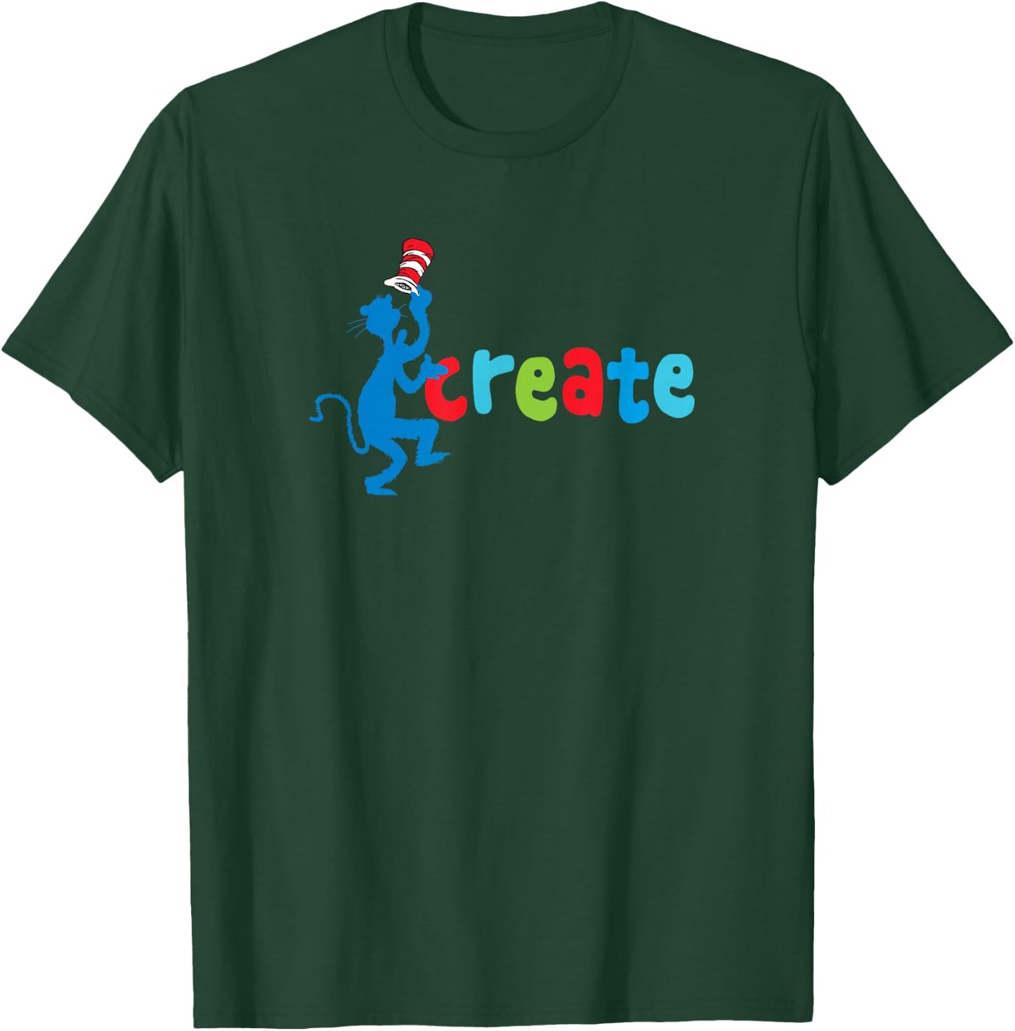 Dr. Seuss Create Like The Cat T-Shirt - T-Shirt | Forest