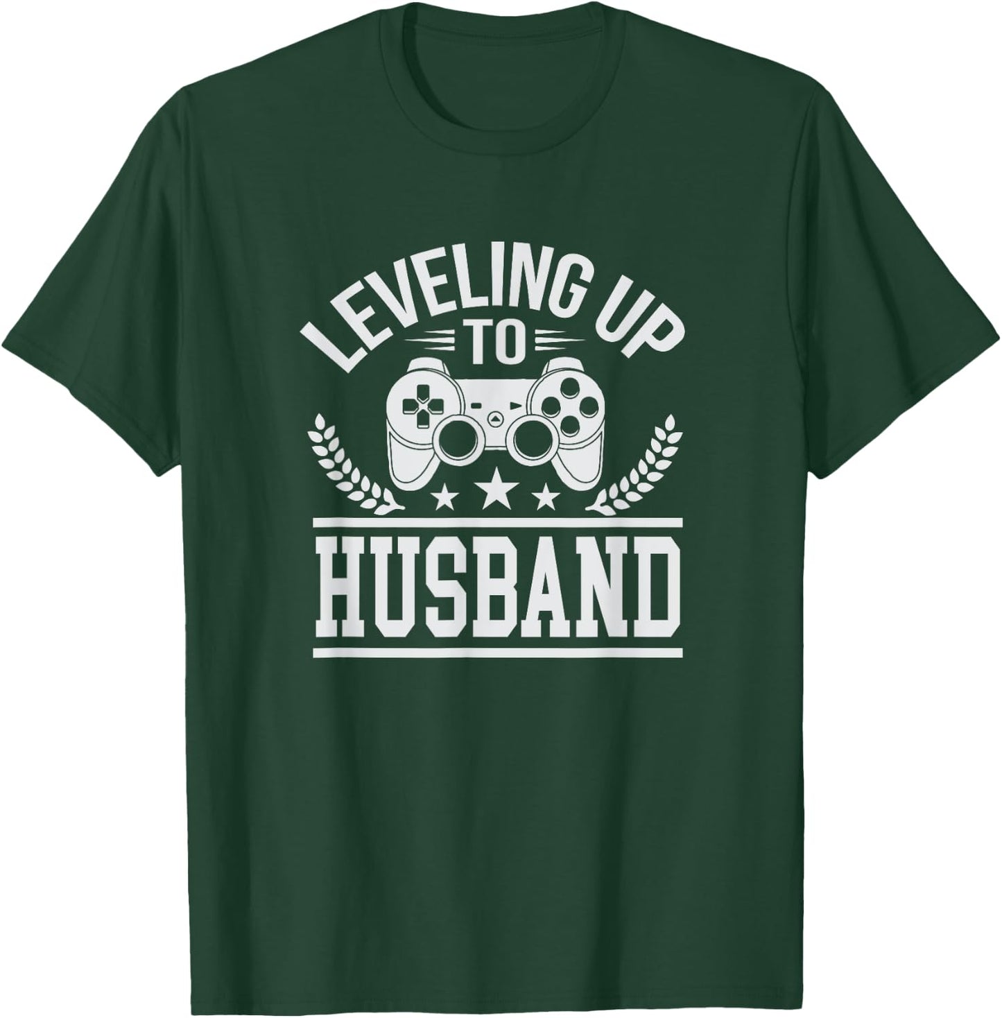 Cute Leveling Up to Husband Wedding Shirt T-Shirt - T-Shirt | Forest