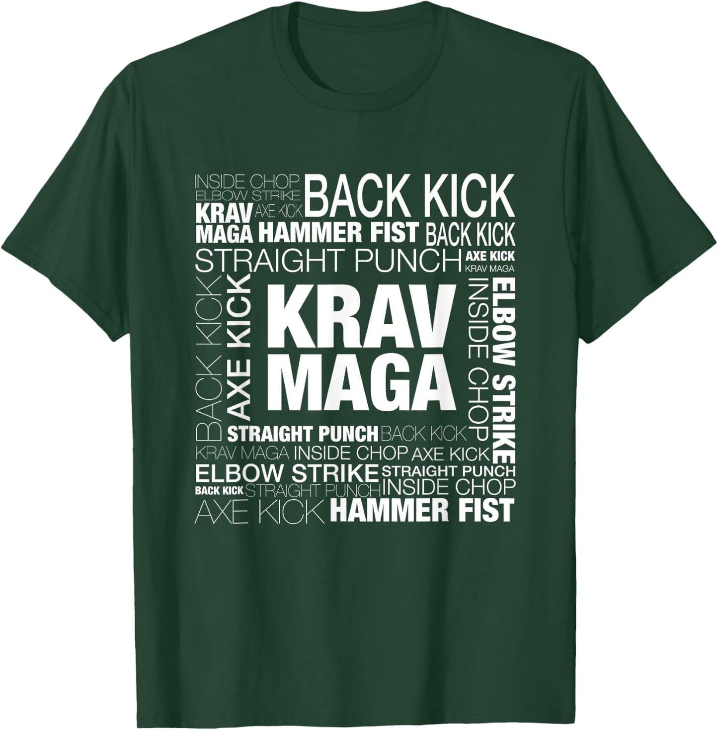 Krav Maga Israeli Martial Arts Self Defense Gift T-Shirt - T-Shirt | Forest