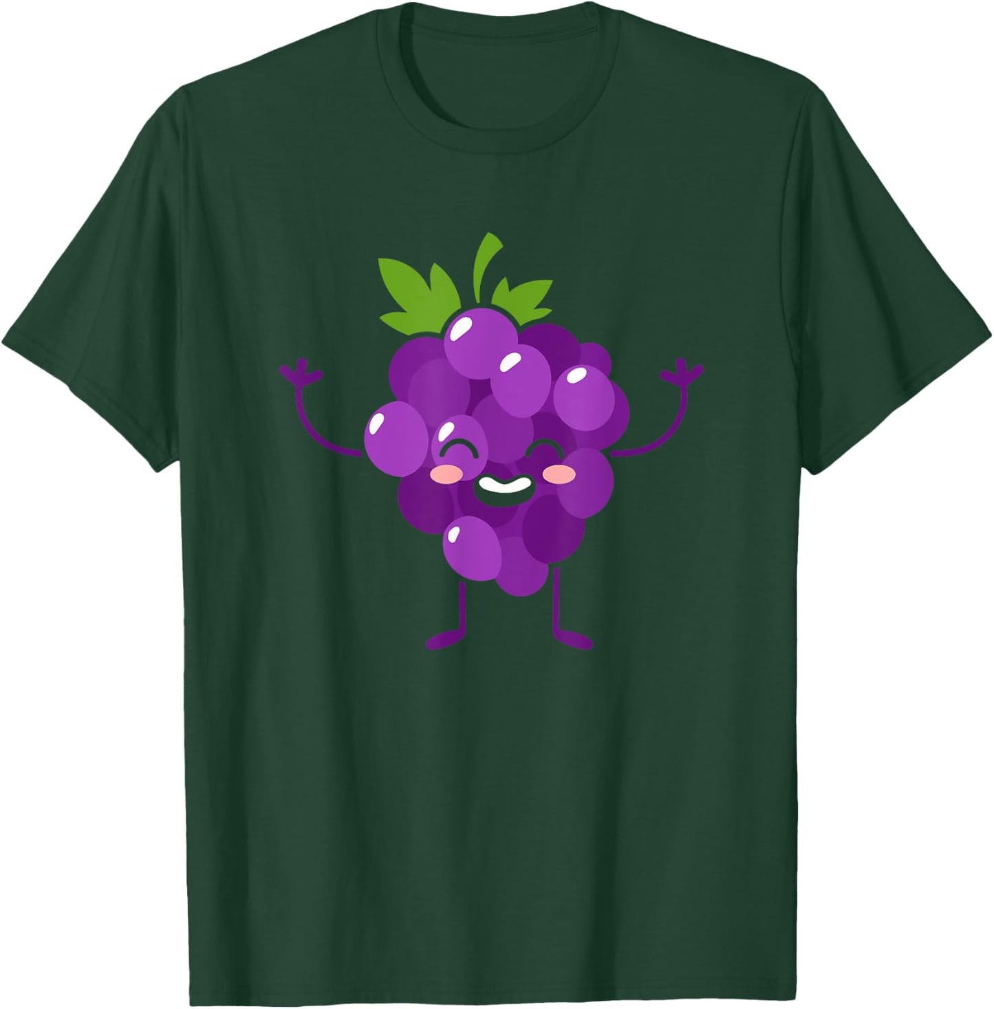 Grapes - Fruit Gift Cute Grapes Fruit Themed Outfit Gift T-Shirt - T-Shirt | Forest