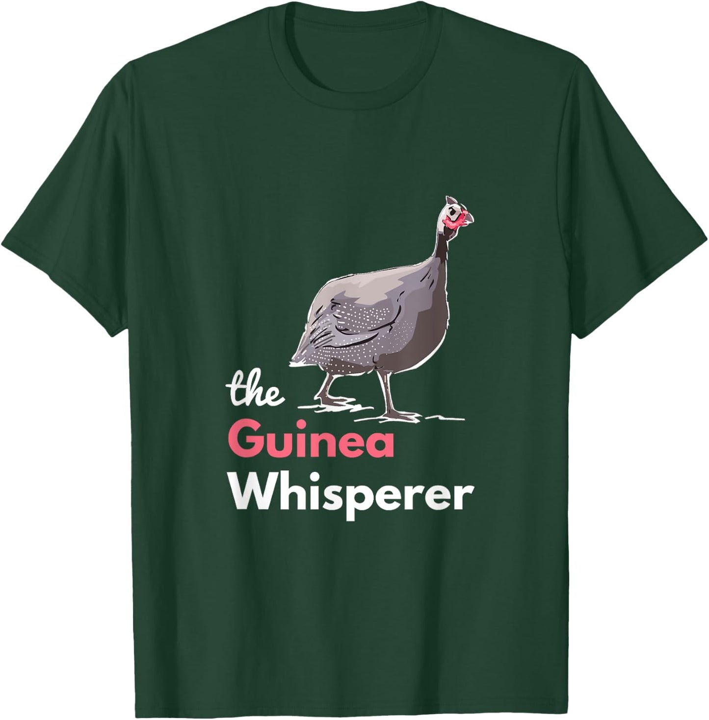 Guinea Hen Fowl Farm Animals Country Poultry Guineafowl T-Shirt - T-Shirt | Forest