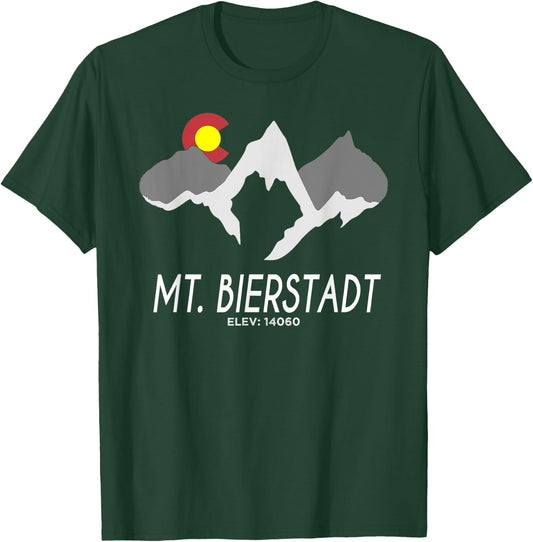Mt Bierstadt Hiking Colorado Mountain Men Women T Shirt Gift T-Shirt - T-Shirt | Forest