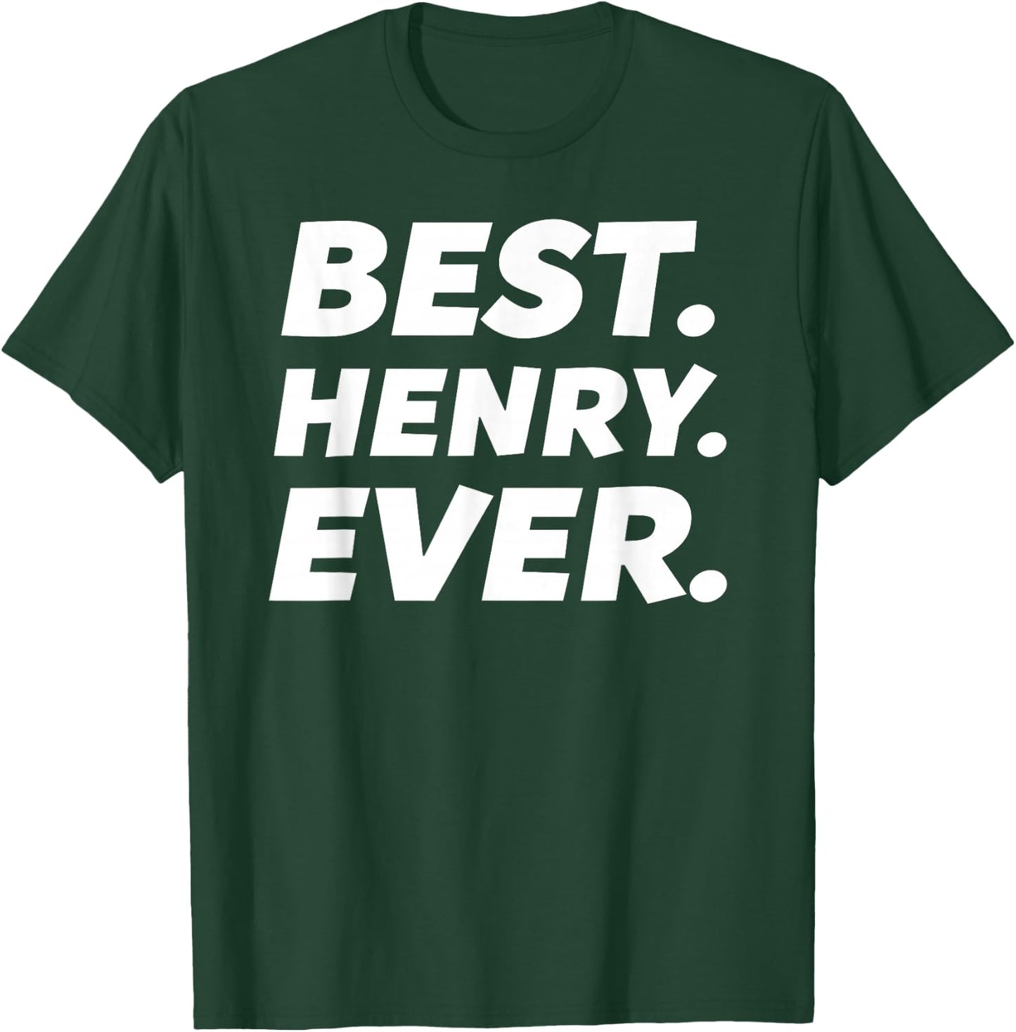 Funny Worlds Best Henry Shirt Men Kid Henry Name T-Shirt - T-Shirt | Forest