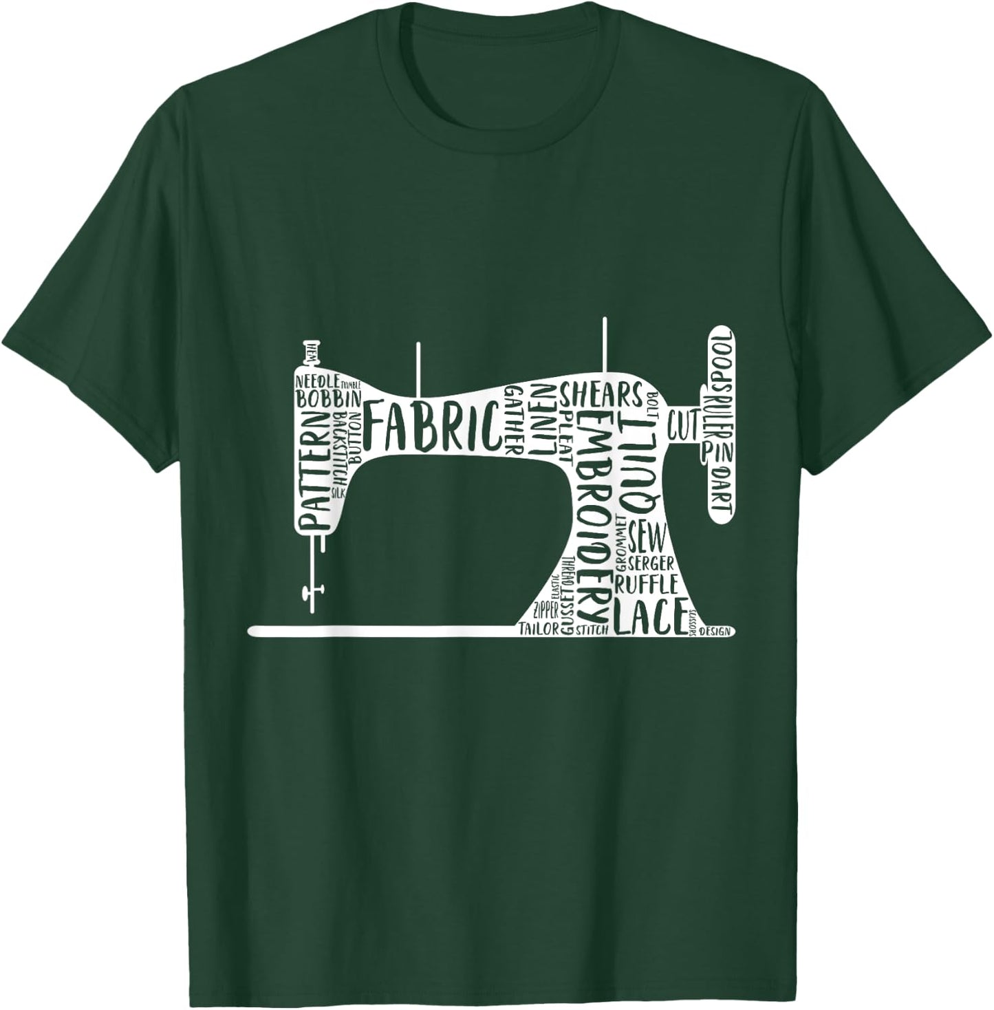 Sewing Machine T-Shirt - T-Shirt | Forest