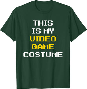 This Is My Video Game Halloween Costume Funny Gamer Gaming T-Shirt - T-Shirt | Forest