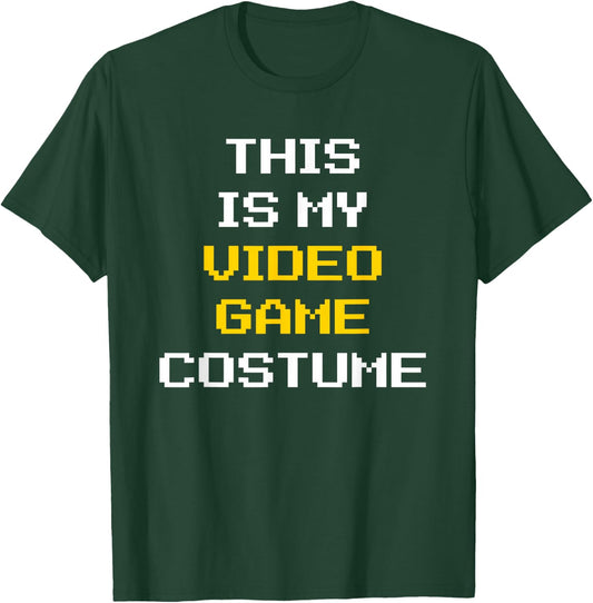 This Is My Video Game Halloween Costume Funny Gamer Gaming T-Shirt - T-Shirt | Forest