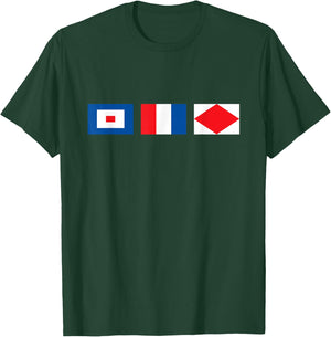 Whiskey Tango Foxtrot Funny Sailing T-Shirt - T-Shirt | Forest