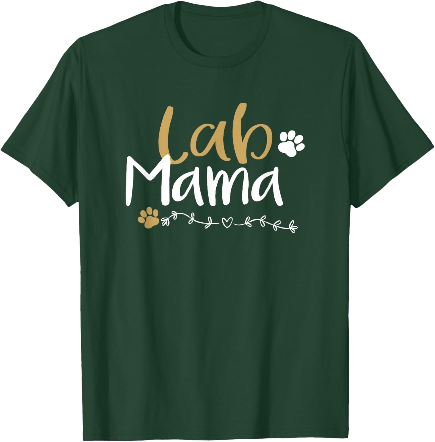 Lab Mom Lab Mama Labrador Retriever Shirt Cute Pet Lover Dog Women Kids T-Shirt - T-Shirt | Forest