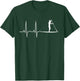 Stand Up Paddle Heartbeat Paddling Gift Men Women T-Shirt - T-Shirt | Forest