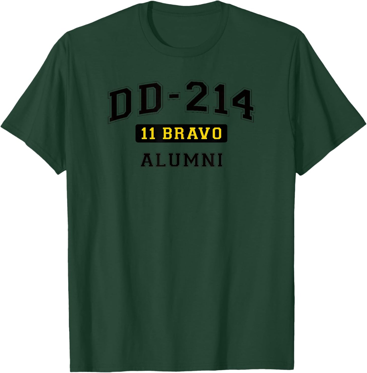 DD-214 US Army 11 BRAVO Alumni T-Shirt - T-Shirt | Forest