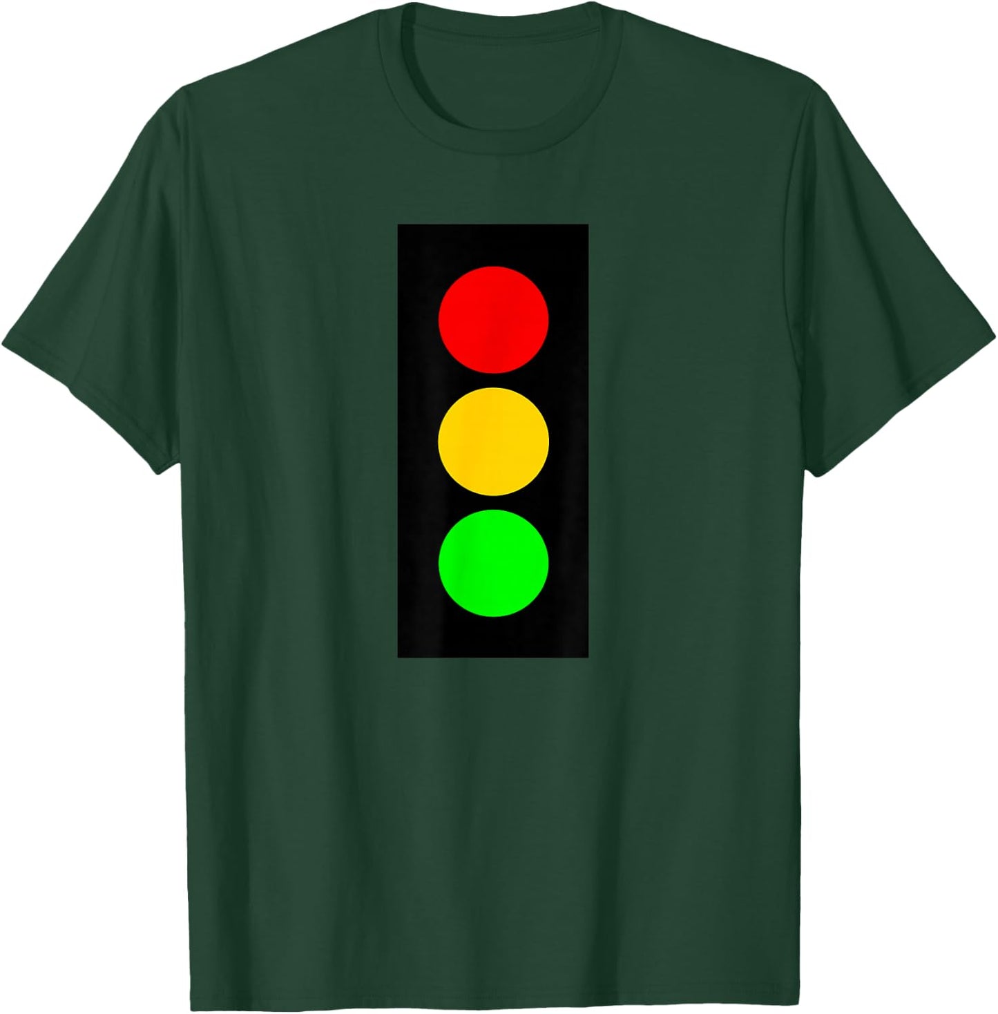 Traffic Signal Stop-Caution-Go Stop Light T-Shirt - T-Shirt | Forest