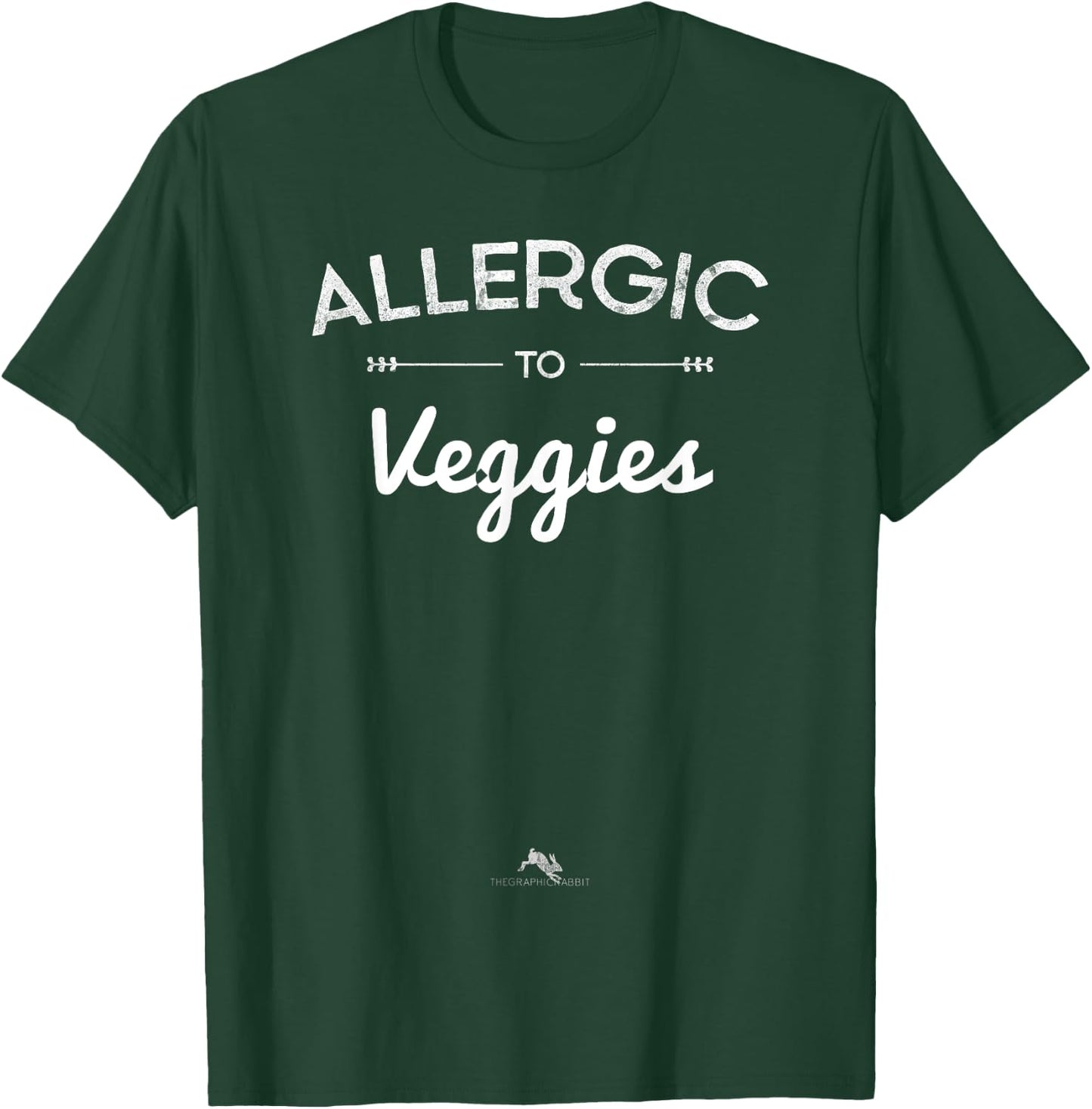 Allergic to Veggies for the Sarcastic Introvert T-Shirt - T-Shirt | Forest